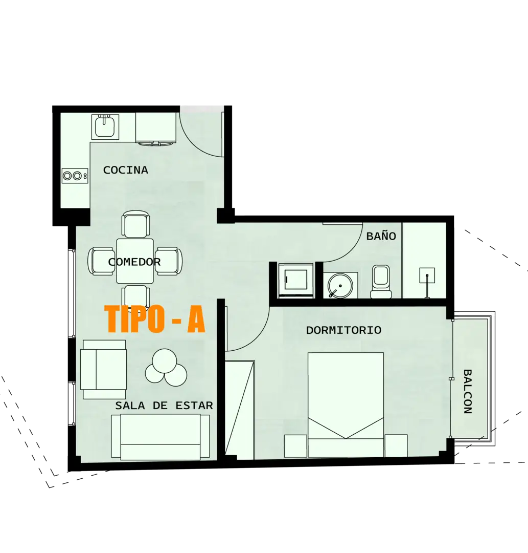 Plano de Torre Río Vida - 2A