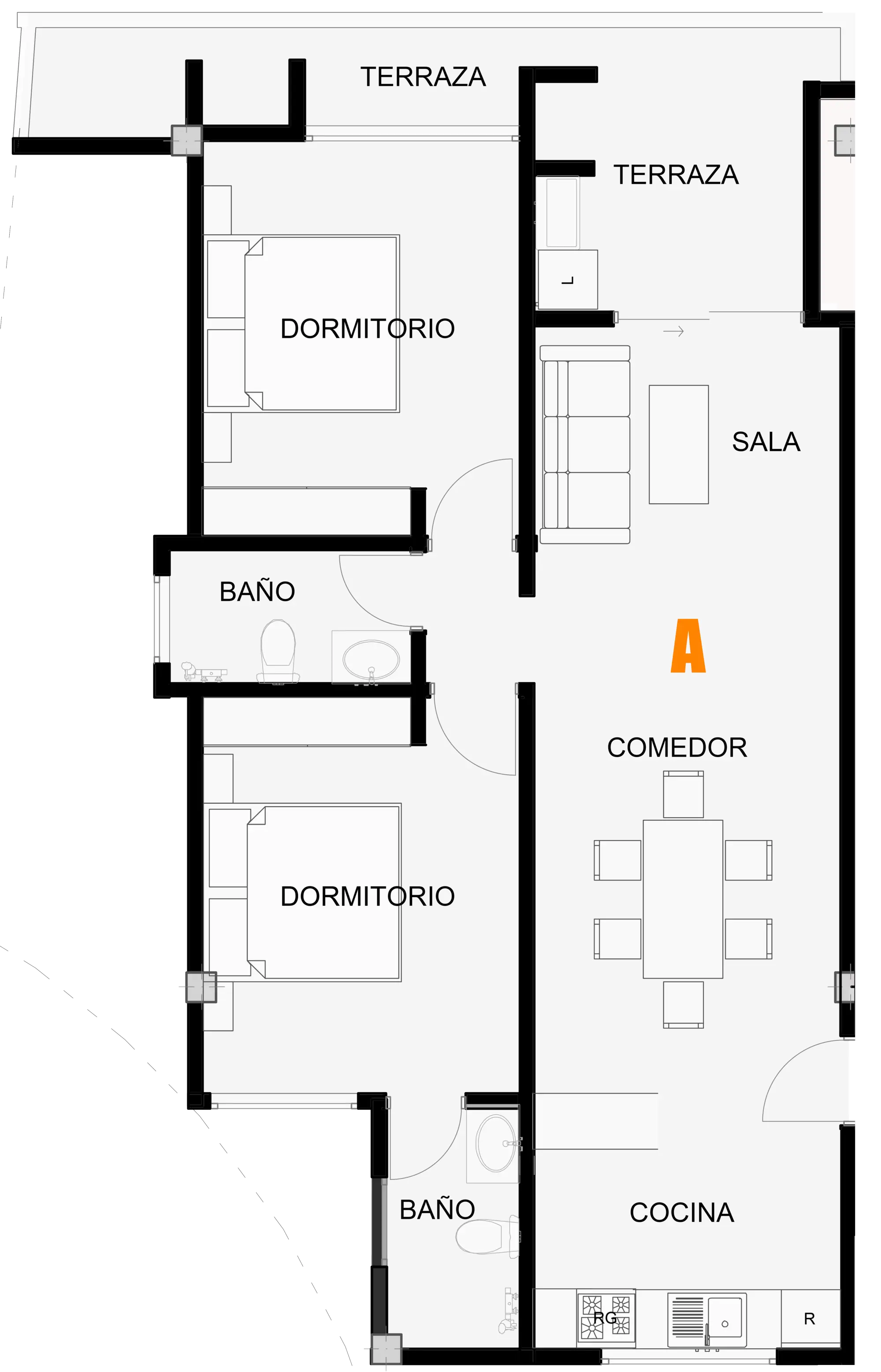 Plano de Torre Altamira - 1A