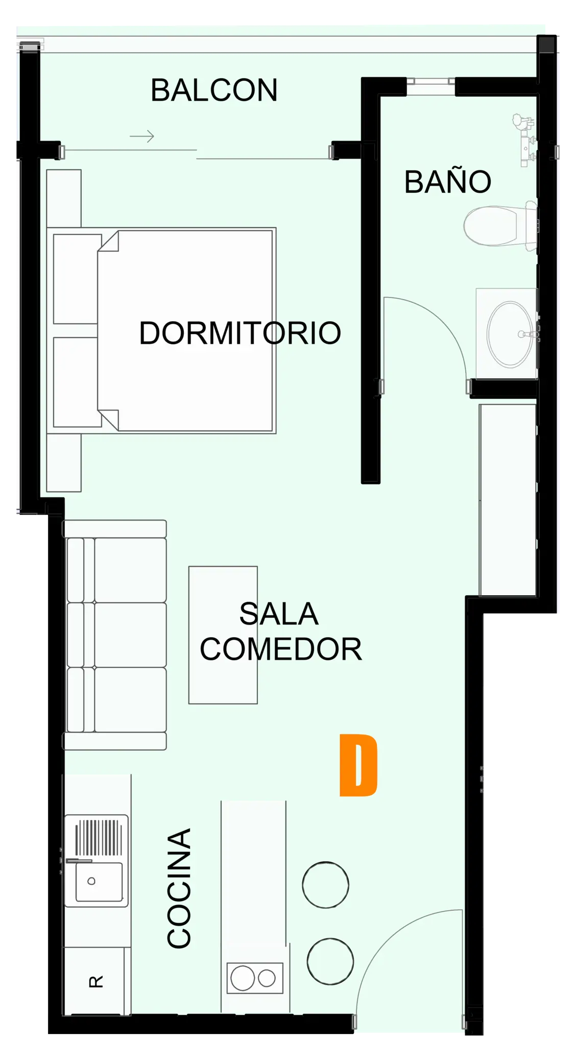 Plano de Torre Altamira - 1D