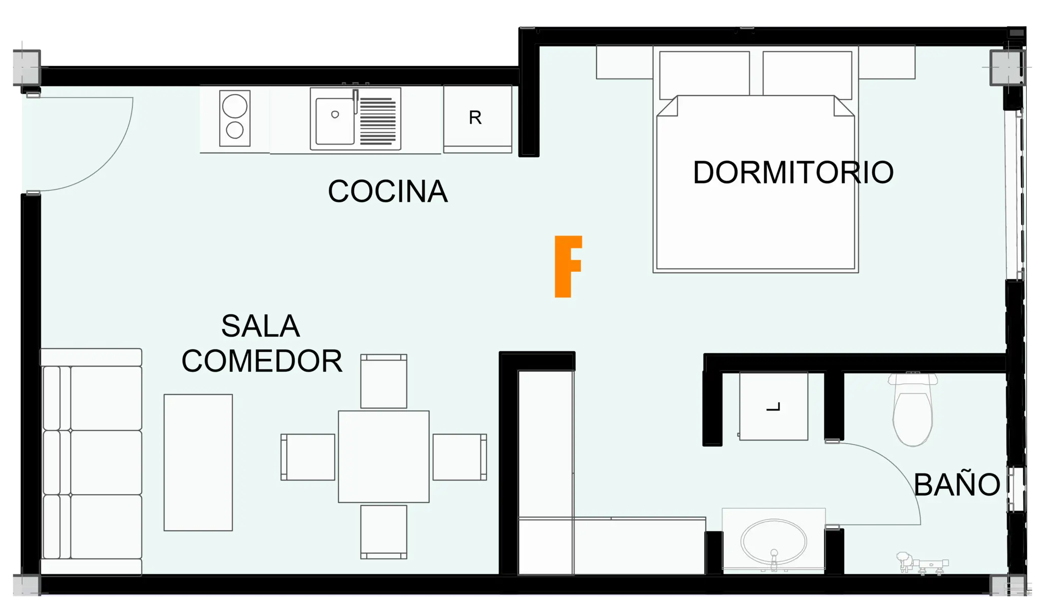 Plano de Torre Altamira - 2F
